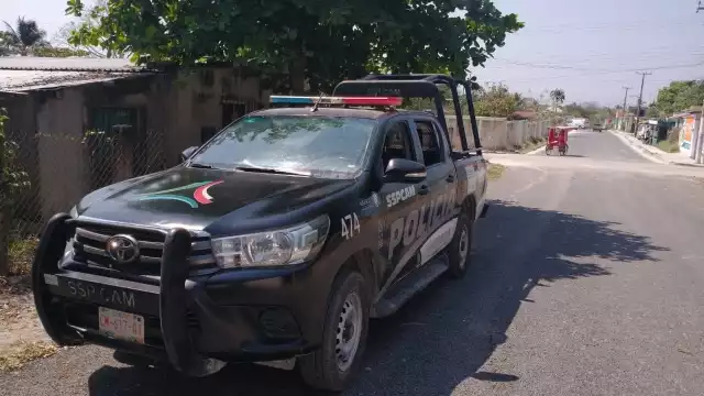 Agentes de la Policía Ministerial de Candelaria acudieron al poblado para investigar sobre el posible secuestro