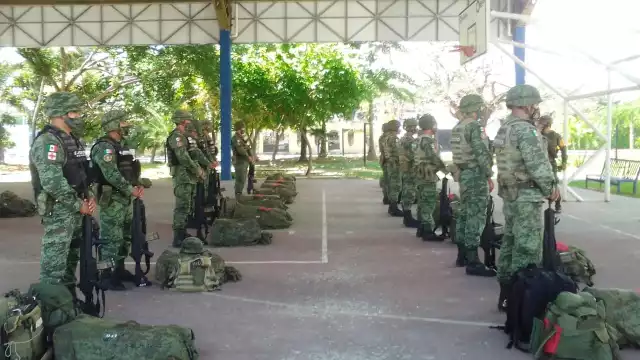 Los elementos de la Sedena participarán en las labores de seguridad en Playa del Carmen