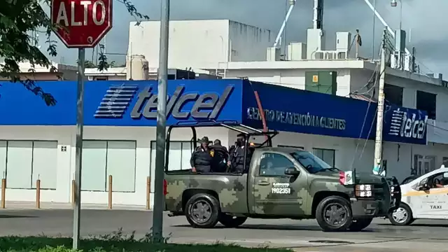 Hubo 50 unidades motoras de las corporaciones de seguridad como el Ejercicio Mexicano, Guardia Nacional, Policía Quintana Roo