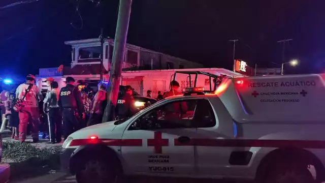 La riña ocurrió durante una fiesta popular en el puerto de Progreso