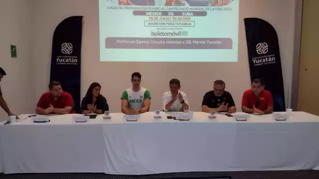 México se enfrentará a Cuba en un partido de baloncesto en Mérida