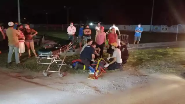 La mujer fue trasladada al Hospital General de Chetumal