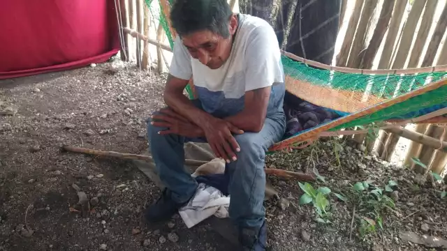 El abuelito fue asaltado y le prendieron fuego a su vivienda en la colonia Ejidal pensando que se encontraba dentro