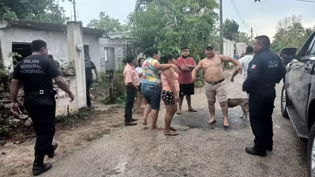 Los vecinos apedrearon la casa del responsable de disturbios en Tizimín