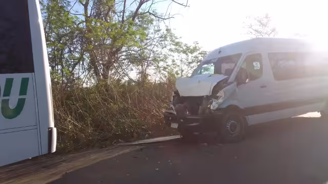 La vagoneta quedó el pérdida total