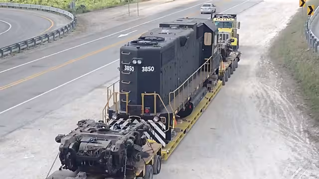 La máquina formará parte del Tren Maya que está próximo a inaugurarse