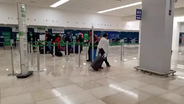 Como cada miércoles disminuye la afluencia de pasajeros en el aeropuerto de Mérida