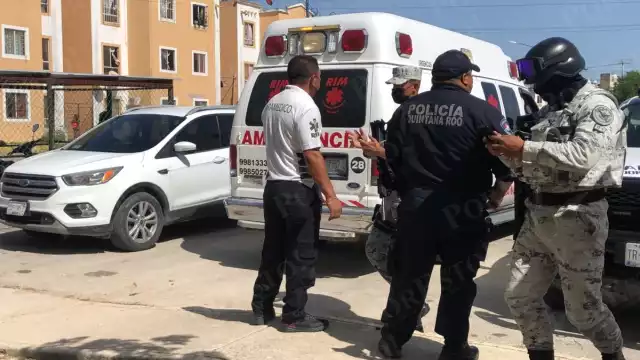 La mujer baleada en Villas Otoch Paraíso fue llevada hacia el Hospital General de Cancún