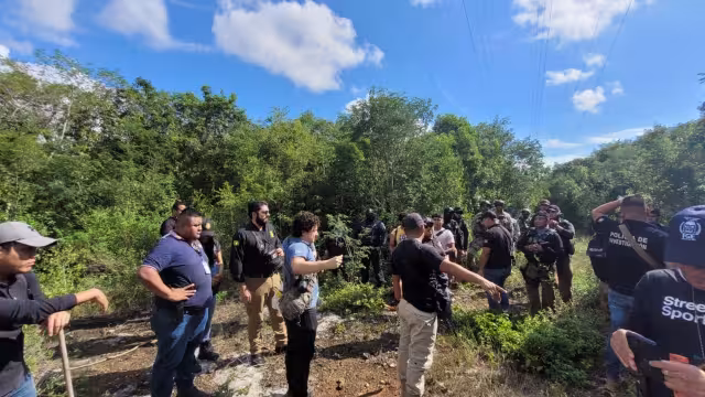 Se encontraron restos óseos y vestimentas