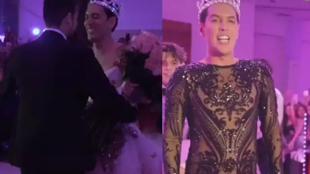 El hombre indicó que buscó una manera a su estilo de celebrar sus 30 años, por lo que decidió hacerlo con una tradicional fiesta de XV Años