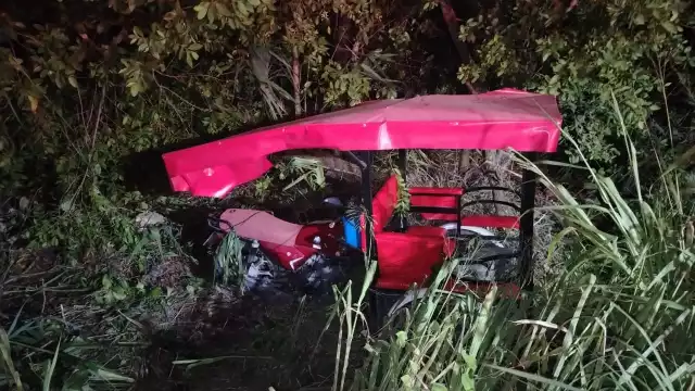 Una mujer resultó lesionada tras accidente en la carretera Campeche–Champotón.