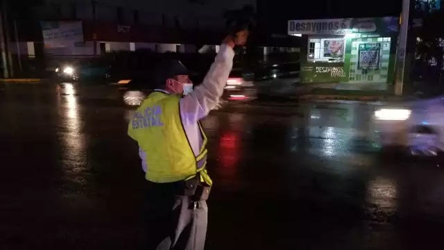 Fue alrededor de las 20:00 horas cuando se registró el corte de energía eléctrica