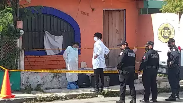AL ligar llegaron elementos de la FGE y de la Semefo