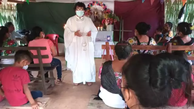 Presbítero recomendó seguir los protocolos sanitarios.