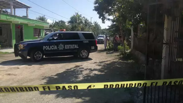 Los elementos policiacos acordonaron la zona