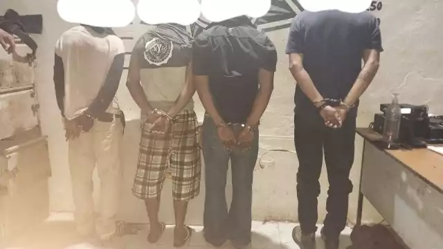 Los 4 hombres fueron detenidos por la Policía de Muna