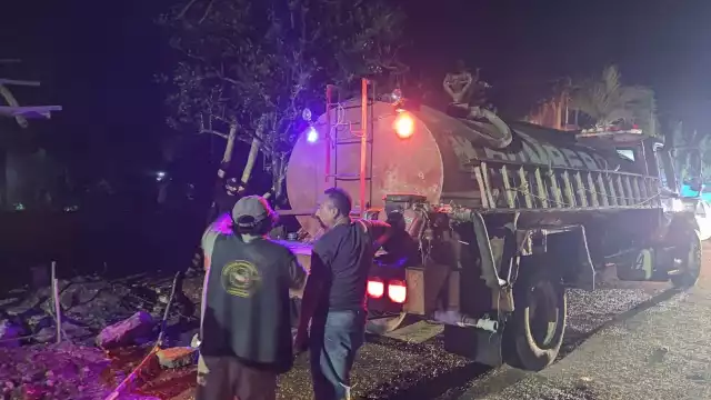 Los bienes de la propiedad se quemaron en su totalidad