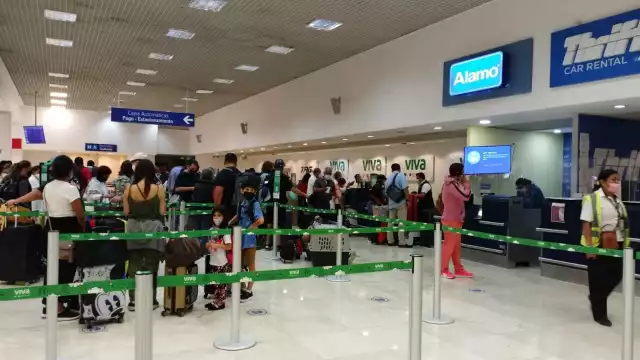 La salida de aeronaves Aeropuertos del Sureste informó que 11 son de la ruta a México