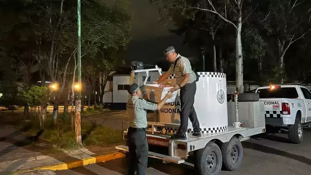 Las 10 granadas fueron halladas en una empresa de mensajería en la alcaldía Itztapalapa