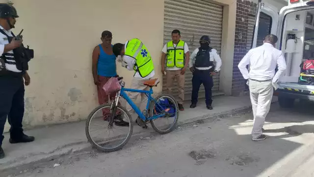 Un hombre de 58 años resultó con una lesión en el codo del brazo izquierdo