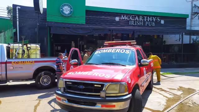 El hecho se registró a las 13:00 horas de hoy