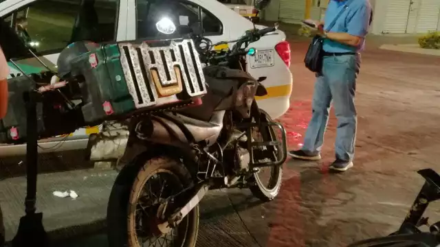 Los vehículos involucrados en el choque