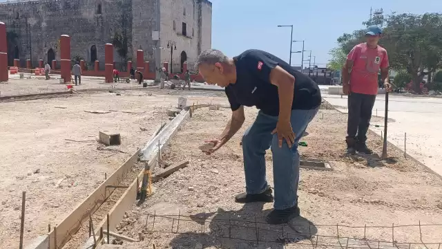 El historiador Luis Pérez Salazar revela que se han hallado estalactitas durante la remodelación del parque de Tizimín