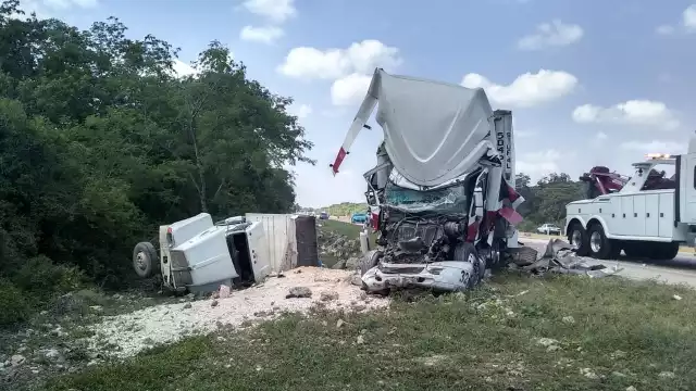 A pesar de lo aparatoso del accidente, no hubo lesionados de gravedad