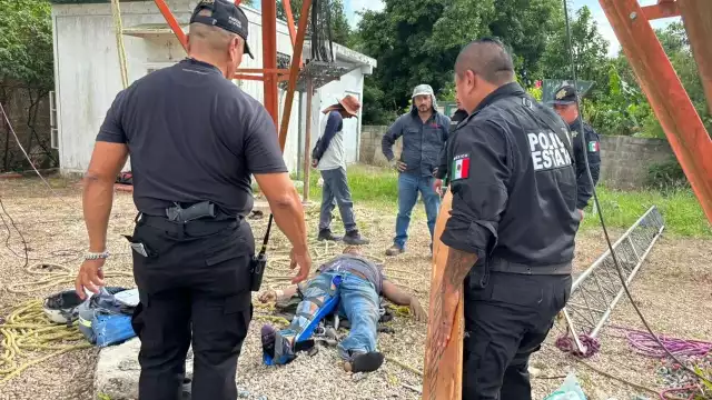 El hombre fue trasladado al IMSS de Tizimín