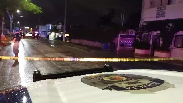 Los hombres responsables de la balacera se dieron a la fuga, no se registraron heridos