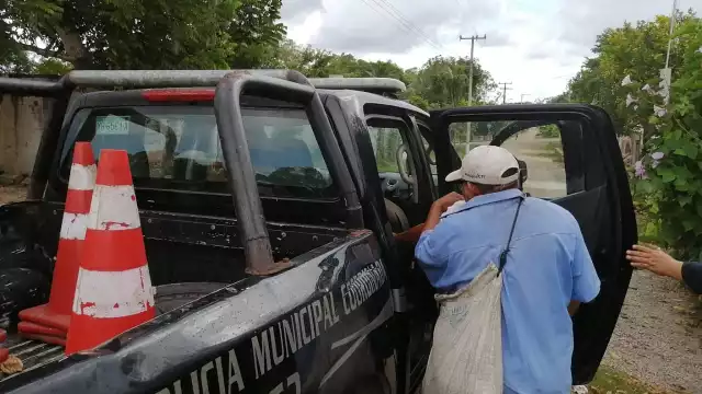 El hombre fue trasladado al hospital San Carlos de Tzimín
