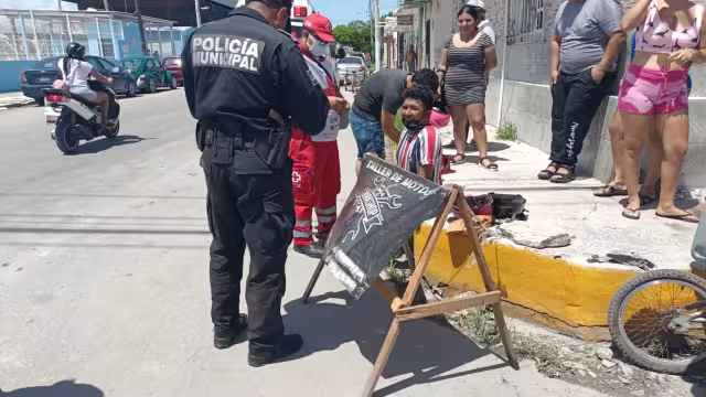 Los dos hombres solamente resultaron con algunas heridas leves