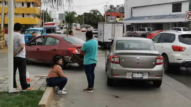 El vehículo afectado resultó con mayores daños materiales