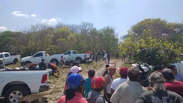 Hubo destrucción de improvisadas viviendas en el lugar