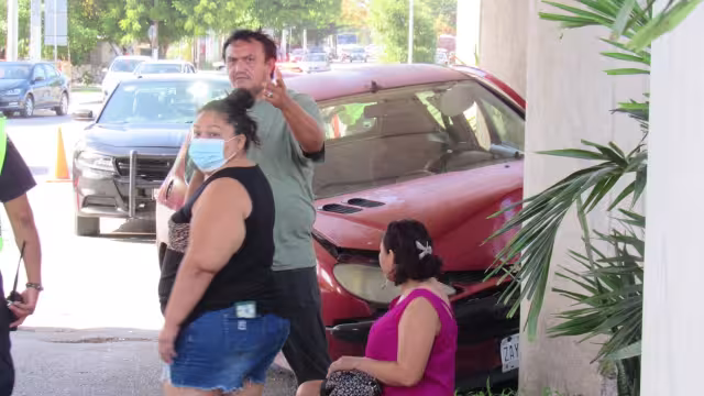 Al lugar llegaron elementos de tránsito de la Secretaría de Seguridad Pública (SSP) Yucatán