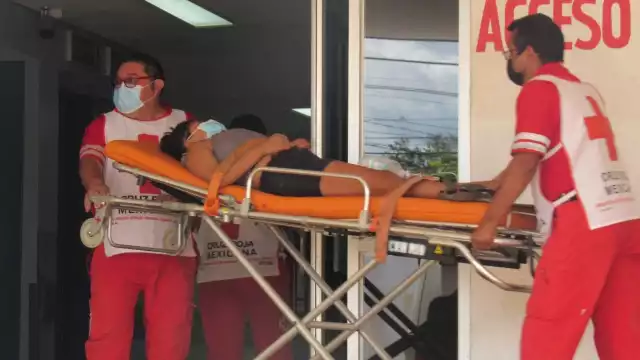 La mujer presentó varias quemaduras en el cuerpo