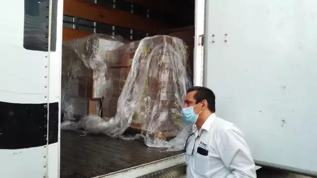 El personal recibió el materia electoral esta mañana