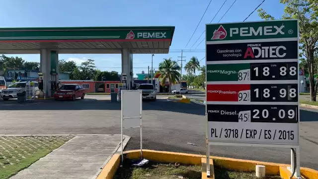 Del 1 al 7 de enero, la gasolina Magna ha reportado 44 centavos de aumento por cada litro