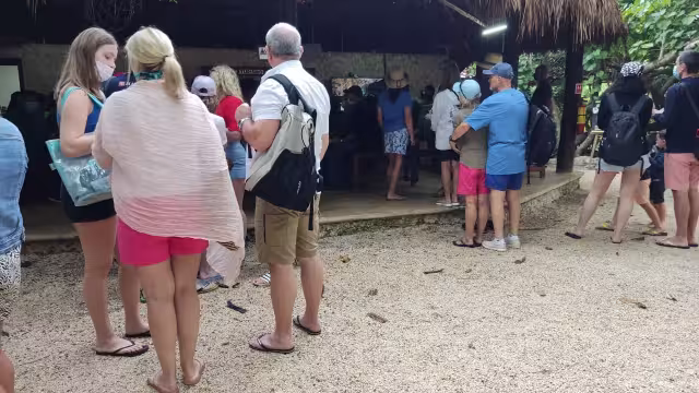 Los turistas estadounidenses son mayoría en el lugar