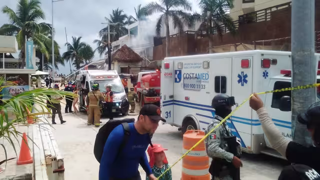 El incidente se registró esta tarde de lunes