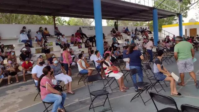 Domos dobles de la colonia Cecilio Chi, Felipe Carrillo Puerto