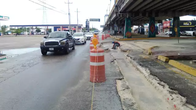 La compañía Gas Natural del Noroeste es la encargada de las labores del gasoducto en Playa del Carmen, que aún no terminan
