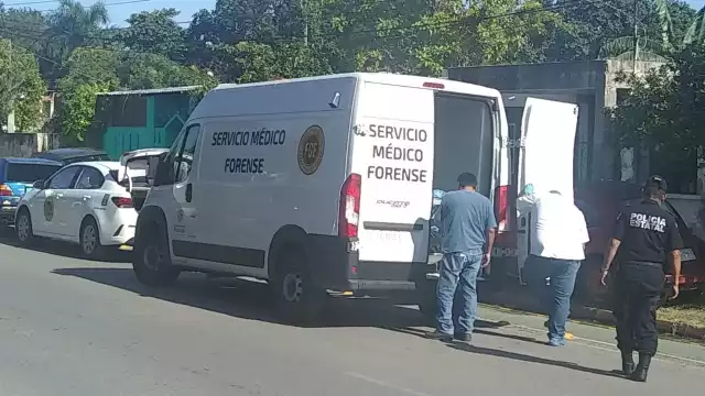 Al lugar llegaron elementos del Servicio Médico Forense