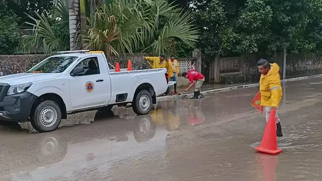 El paso del Frente Frío número 28 en Quintana Roo causó estragos en Felipe Carrillo Puerto