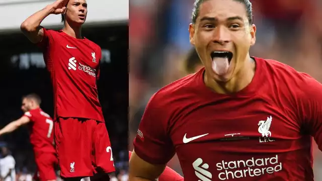 Darwin Núñez tuvo gol y asistencia representando al Liverpool, donde al minuto 63 del encuentro en el Craven Cottag, reglaó un gol a los 'reds'