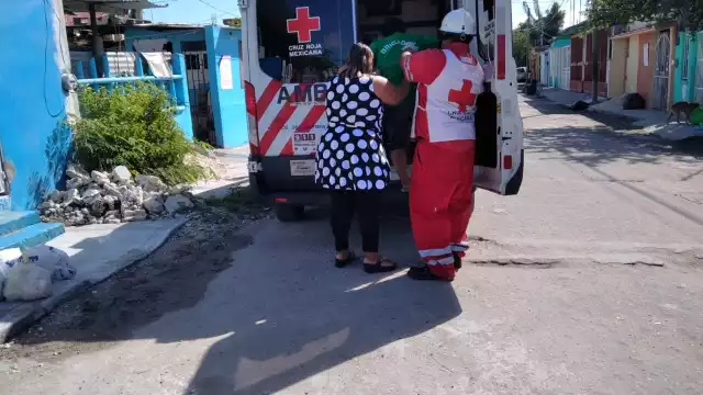 El hombre resultó con lesiones en espalda y brazo izquierdo