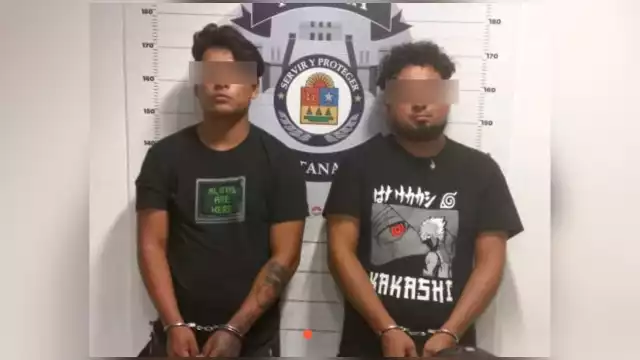 Los dos detenidos fueron llevados a la FGE Quintana Roo, ya que sospechan que fueron partícipes de delitos en Cancún