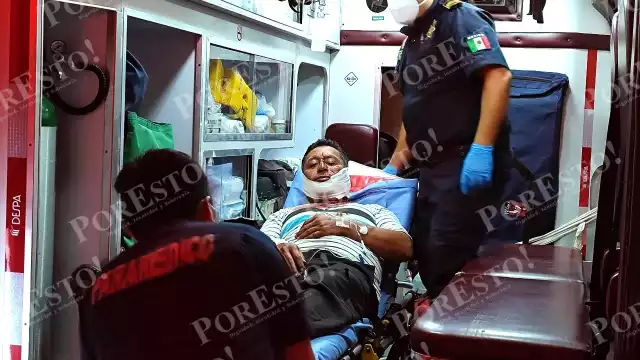 El hombre fue trasladado gravemente herido al hospital San Carlos de Tizimín