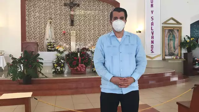 El sacerdote Raúl Sánchez Alonso anunció que los festejos decembrinos no se realizarán.