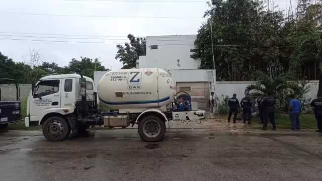 El incidente ocurrió mientras la víctima cambiaba un tanque de gas estacionario